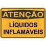 Atenção - líquidos inflamáveis